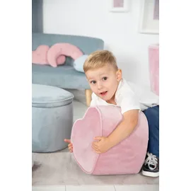 roba Kinderhocker Lil Sofa Herzform rosa