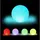Relaxdays Kugelleuchte LED Ø 15 cm 10er Set Blau/Grün/Weiß