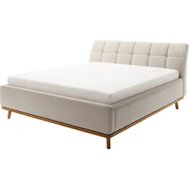 Meise Möbel "Mila", beige, B:198cm L:235cm, Betten, mit Bettkasten
