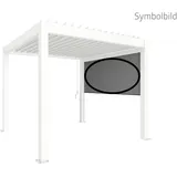Biohort Sonnenschutzrollo elektrisch 4 m Weiß