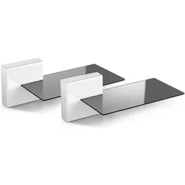 MELICONI Ghost Cubes Soundbar Wand (Wandmontage), Lautsprecher Ständer + Wandmontage, Weiss