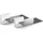 MELICONI Ghost Cubes Soundbar Wand (Wandmontage), Lautsprecher Ständer + Wandmontage, Weiss