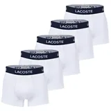 Lacoste Trunks 5er Pack Weiß L