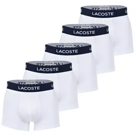 Lacoste Trunks 5er Pack Weiß L