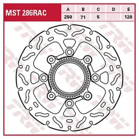 TRW Bremsscheibe MST286RAC