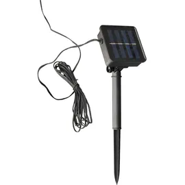 ideoon lights Lichterkette Solar 12,5m 100 LEDs spritzwassergeschützt IP44