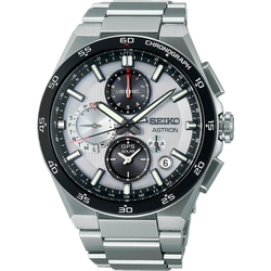 Seiko Astron 5X83 GPS Solar Dual Time Chronograph SSH153J1 - grau - 43,3mm