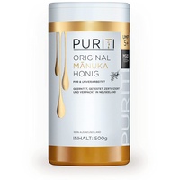 Puriti Manuka-Honig MGO 100+ aus Neuseeland 500 g Honig