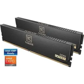 Team Teamgroup T-CREATE Expert 2 x 16GB, 6000 MHz, DDR5-RAM, DIMM), RAM, Schwarz