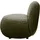 INOSIGN Sessel "Mithras II Cocktailsessel, organische Formensprache, Solitär Sessel", grün (dunkelgrün), B:73cm H:76cm T:75cm, 100% Polyester, Sessel, Bouclé oder Fellimitat; Lieferzeit nur ca. 2 Wochen