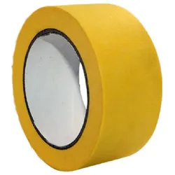 Vago-Tools 1 Rolle Schutzband 33m Abklebeband gerillt gelb