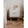 furn.design Nachtschrank Lundby 40 x 52 x 30 cm Weiß