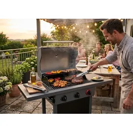 Trendline Gasgrill Brooklyn mit 3 Brennern