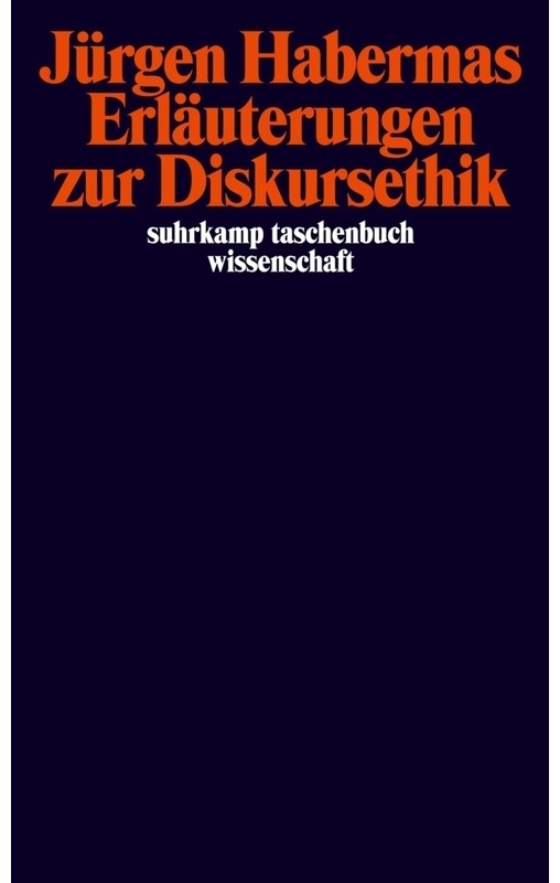Erläuterungen Zur Diskursethik - Jürgen Habermas, Taschenbuch