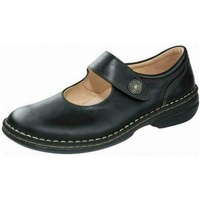 Finn Comfort Laval, Damen Mary Jane Schuhe, Schwarz (Schwarz), 38