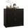Mirjan24 Tireno 80 x 75 x 40 cm Schwarz Molet