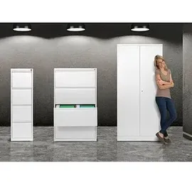 Gürkan Hängeregistraturschrank 76 x 62 x 132 cm weiß