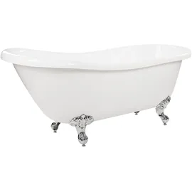 Beliani Cayman freistehende Badewanne 153 x 77 cm (144 l)
