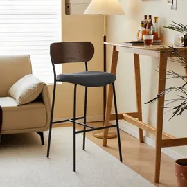 Möbel Kraft Barhocker 2er-Set 45,5 x 93,5 cm Schwarz