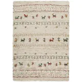 benuta nest Hochflorteppich, Beige, Textil, Rauten, Rechteckig, 200x290 cm, Oeko-Tex® Standard 100, wasserabweisend, Teppiche & Böden, Teppiche, Hochflorteppiche & Shaggys