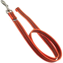 Herm Sprenger Gummierte Leine ohne Handschlaufe - neon orange, 100 cm (1 m)