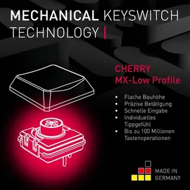 Cherry MX-LP 2.1 MX Low Profile Speed AZERTY