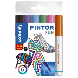 Pilot Pen PILOT Marker Pintor FUN fein 6er Set