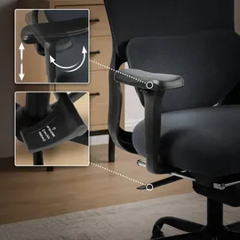 CLP Leesburg Ergonomisch Schwarz