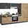 kochstation Küchenzeile KS-Gera 300 cm grau/beige