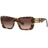 Miu Miu Sonnenbrille - 0MU 07YS - Gr. unisize - in Braun - für Damen