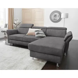 sit&more Ecksofa »Avignon L-Form«, Kopfteilverstellung, wahlweise mit Bettfunktion und Bettkasten
