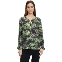 Betty & Co Casual-Bluse mit Print in Grau/Grün |