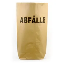 Funny AG-793 Papiermüllsack „Abfälle“ 70 L, braun, 25 Stück