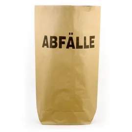 Funny AG-793 Papiermüllsack „Abfälle“ 70 L, braun, 25 Stück