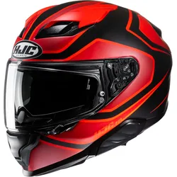 HJC F71 Idle Helm, schwarz-rot, Größe XL für Männer