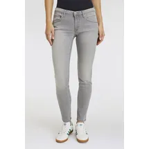 Marc O'Polo slim fit Jeans mit Gürtelschlaufen, Hellgrau, 28/32