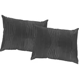 Wirth Kissenbezug Riccia 40 x 60 cm Grau