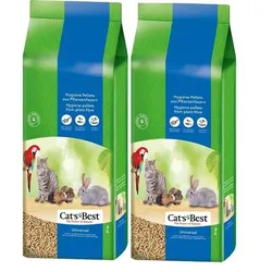 Cats Best Universal Pflanzenfaserstreu 2x40l / 2x22kg (Rabatt für Stammkunden 3%)