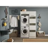 laundreezy Mehrzweckschrank-Set LAUNDREEZY LDLK1 117,5 x 200 x 67,5 cm weiß