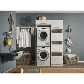 laundreezy Mehrzweckschrank-Set LAUNDREEZY LDLK1 117,5 x 200 x 67,5 cm weiß