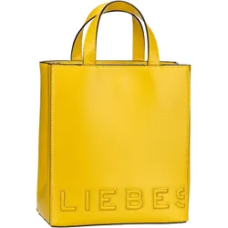 Liebeskind Berlin Paper Bag Logo S  in Lemon (6.6 Liter), Handtasche