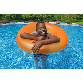 BESTWAY Steel Pro Max Frame Pool Set 549 x 122 cm lichtgrau inkl. Filterpumpe