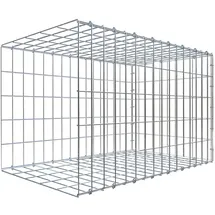 Gabiona C-Ring-Gabione-Anbaukorb Typ 2 50 x 80 x 50 cm Maschenw 5 x 10 cm