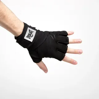EVERLAST Unisex - Erwachsene Handbandage Evergel Fastwraps, Schwarz, L