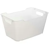 keeeper Aufbewahrungsbox, Strukturierte Oberfläche, 12 l, Lotta, Natur (Transparent)