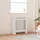 vidaXL MDF Heizkörperverkleidung Weiß 78 cm