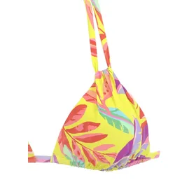 s.Oliver Bikini-Top Damen Gelb/Mehrfarbig 42 Cup C/D