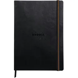 Rhodia Touch Mixed Media Book, Skizzenbuch A4 mit 20 Blatt Paint'ON-Papier extraweiß 250g - Schwarz 116175C