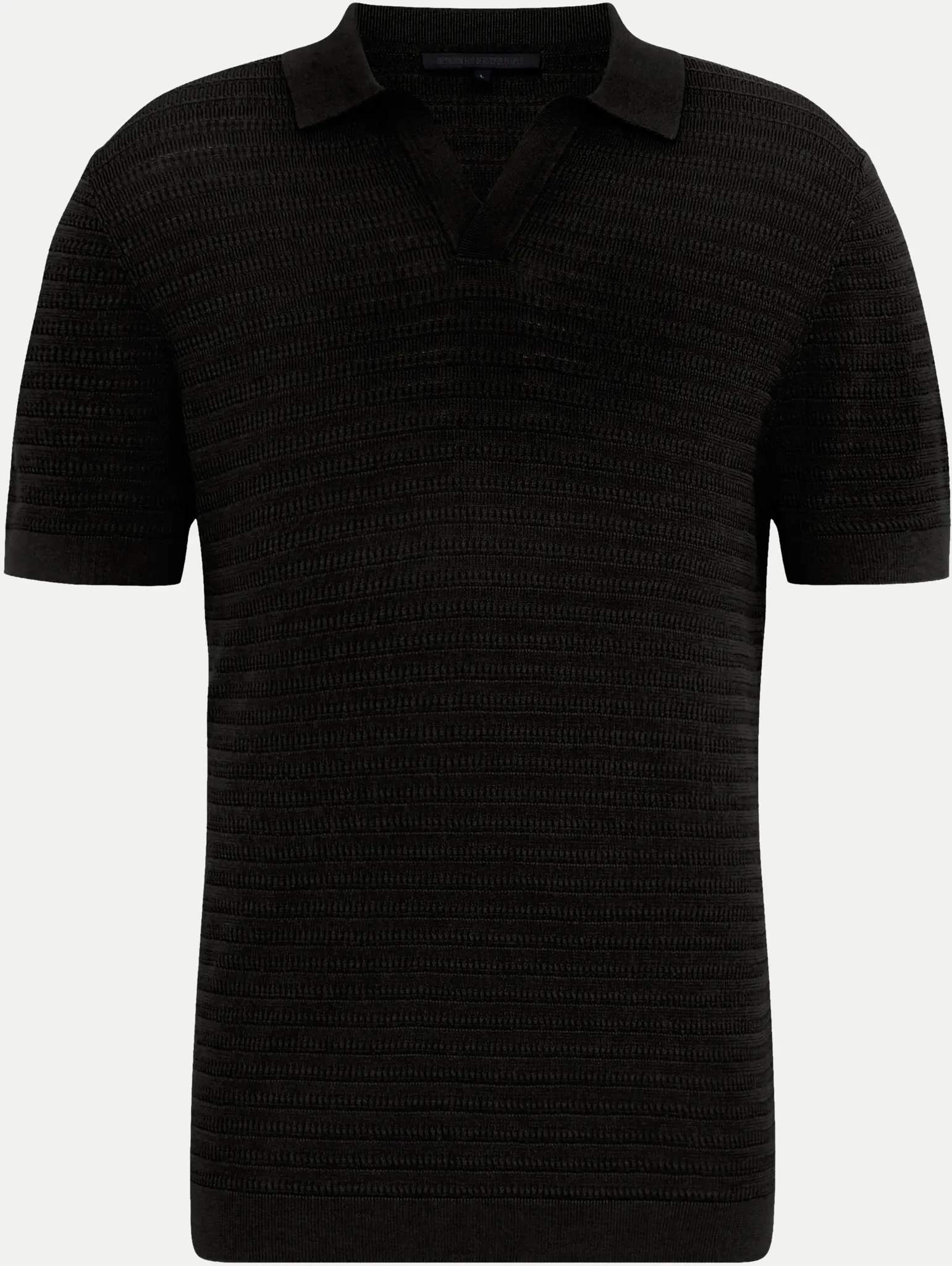 Strickpolo Braian Schwarz L