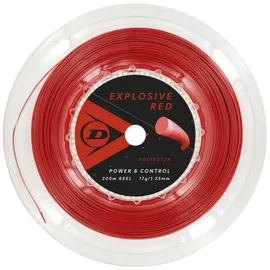 Dunlop Tennissaite Explosive Red (Haltbarkeit+Power) 200m Rolle,